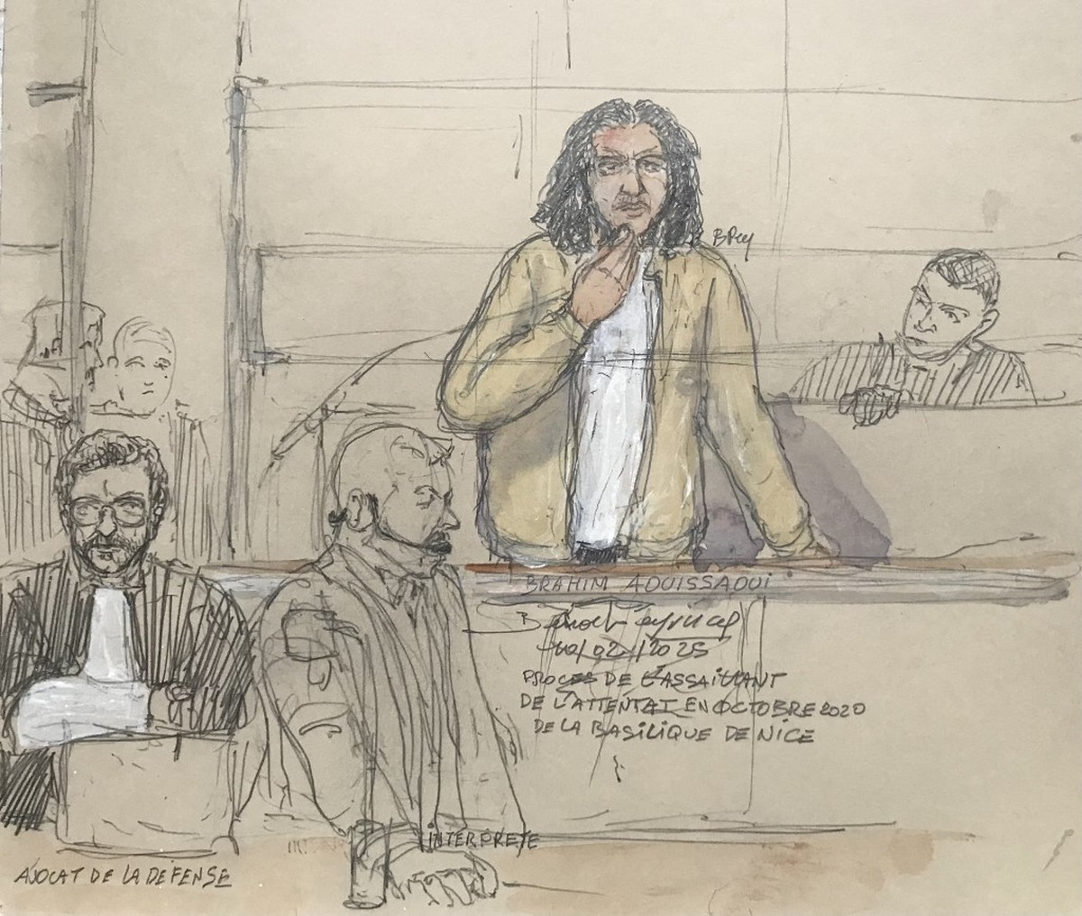Tribunal de Paris julga tunisiano acusado de ataque terrorista que matou três pessoas em Nice